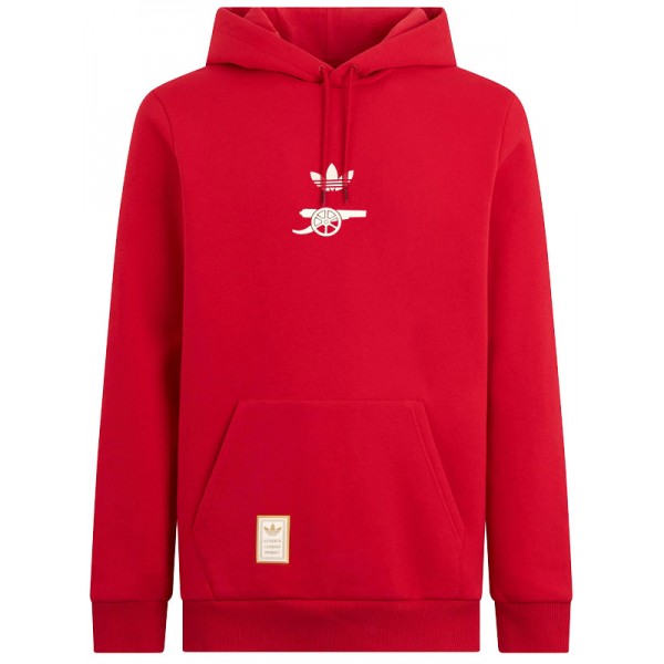 Arsenal felpa con cappuccio giacca calcio abbigliamento sportivo tuta da uomo allenamento rosso kit esterno calcio cappotto 2025-2026