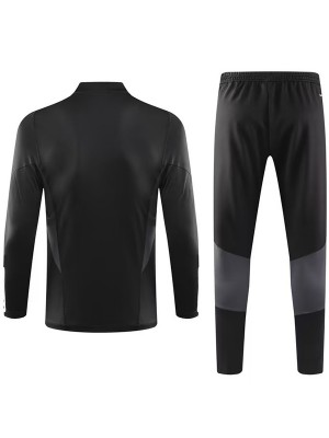 Inter miami  tracksuit soccer pants suit sports set zipper necked uniform men's black clothes football training kit 2023-2024