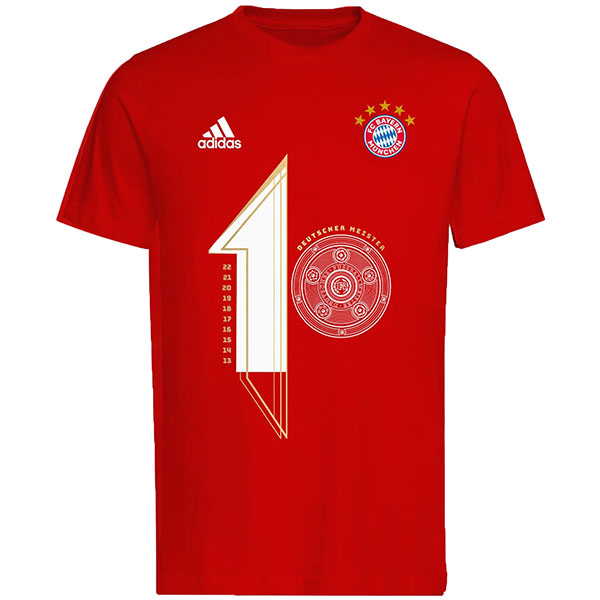 Bayern Monaco 2022 Bundesliga tedesca champions collection maglia 10a divisa da calcio maschile magliette sportive maglia rossa