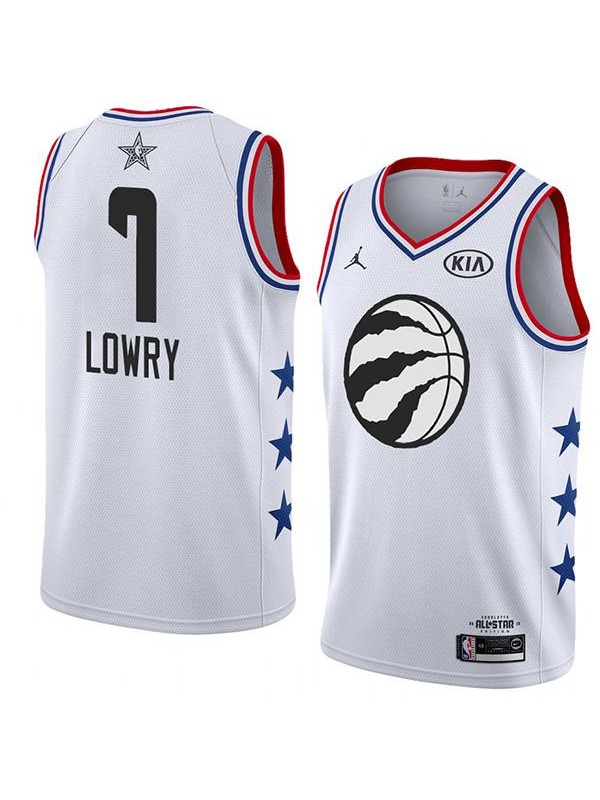 2019 All Star Game Men's Raptors Kyle Lowry Jordan Brand White NBA ...