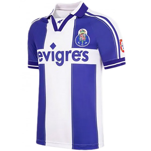 Porto maglia storica da casa divisa da calcio prima maglia da calcio da uomo per abbigliamento sportivo 1998-1999
