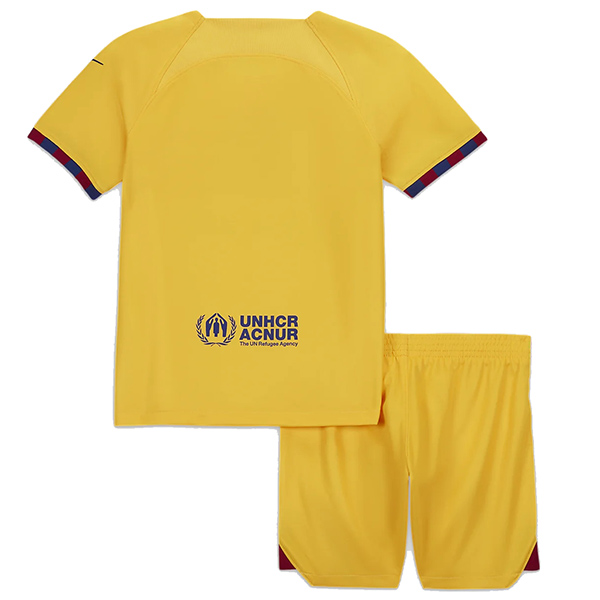 Barcellona quarto kit per bambini calcio per bambini 4a maglia da ...